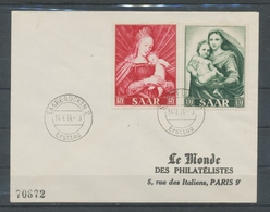 1957 SAAR Premier Jour N° 331 à 333 Année Mariale C554 - FDC