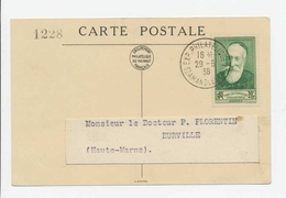 1938 Superbe CP Expo Phil. St Amand Les Eaux C805 - Commemorative Postmarks