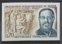 1969 France N°1600a, Albert Thomas Non Dentelé Neuf Luxe** COTE 40€ D1686 - Sin Clasificación