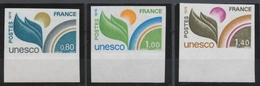 1976 France SERVICES Du N°50 à 52 BDF Non Dentelés Neuf Luxe** COTE 110€ D1819 - Non Classificati