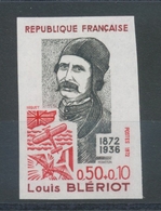 1972 France N°1709 50c+10c Rouge Et Gris Non Dentelé Neuf Luxe** D2837 - Zonder Classificatie