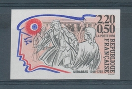 1989 France N°2565, Mirabeau Non Dentelé Neuf Luxe** D2939 - Unclassified
