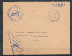1967 Enveloppe En FM MARINE OFFICIEL 29 S LANVEOC POULMIC Pr Toulon N1822 - Cartas Civiles En Franquicia