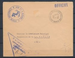 1967 Enveloppe En FM MARINE OFFICIEL 29 S LANVEOC POULMIC Pr Toulon N1822 - Frankobriefe