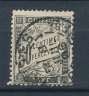 FRANCE TIMBRE TAXE N°20 50c Noir Oblitéré Signé CALVES. B/TB N2067 - 1859-1959 Postfris