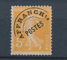 France Préoblitéré N°50 5c Orange N** Cote 130 € Signé Calves N2234 - 1893-1947