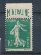 France N°188A 10c Vert MINERALINE N** Cote 725 € Signé Calves N2252 - Nuevos