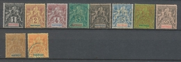 Colonies Françaises MARTINIQUE Lot N°31 à 40 N**/N*/Obl C 106€ N2505 - Unused Stamps