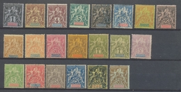 Colonies Françaises MADAGASCAR Série N°28 à 47 N**/N*/NSG/Obl Cote 284,80€ N2521 - Unused Stamps