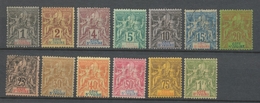 Colonies Françaises COTE D'IVOIRE N°1 à 13 Obl/NSG/N* Cote 368€ N2916 - Unused Stamps