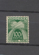 Timbre Andorre Francais Taxe N°41 Neuf ** Cote 147€ N3220 - Nuovi