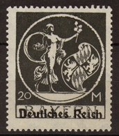Allemagne Bayern 1920 N°215 20m Noir Surch. N**. P103 - Sonstige - Europa