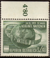 Autriche 1955 N°855 2s40 Vert Foncé. N**. P119 - Autres - Europe