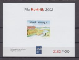 Belgie - 2002 - OBP - ** NA - Fila Kortrijk 2002 - 2198 - Tirage 4000 ** - Proyectos No Adoptados [NA]