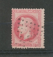 France Classique N°32 80c Rose Oblitéré Ancre. TB. P1369 - 1863-1870 Napoleone III Con Gli Allori