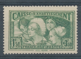 FRANCE N°269, 1f.50+3f.50 Vert-jaune NEUF LUXE ** COTE 350€ P1536 - Nuevos