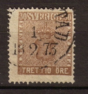 SUEDE 1858-70 30 ö. Brun TTB P173 - Europe (Other)