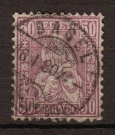SUISSE 1867-78 N°48 50c Lilas. C 45€. P181 - Andere-Europa