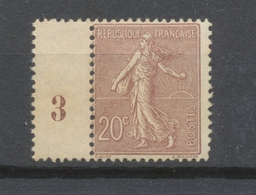 FRANCE N°131 20c Brun-lilas NEUF LUXE ** Signé CALVES COTE 190€ P1952 - Unused Stamps