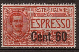 ITALIE Express N°8 60c S 50c Rouge N**. P233 - Europe (Other)