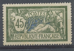 FRANCE Merson N°143 45c Vert Foncé Et Bleu N** TB Bien Centré Cote 120€ P2499 - Unused Stamps