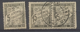 FRANCE Taxes N°14 Et Paire N°16 Oblitérées Cote 59€ TTB P2535 - 1859-1959 Nuevos