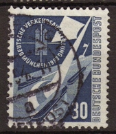 Allemagne 1953 N°56 30p Bleu. P374 - Europe (Other)