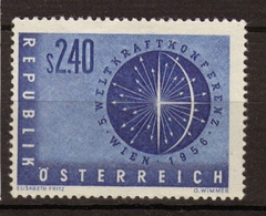 Autriche 1956 N°859 2s40 Bleu Violet N**. P386 - Andere-Europa