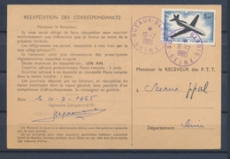 1965 Carte Ordre De Réexpédition Des Correspondances Tarif à 5F PA N°40 P4310 - 1921-1960: Periodo Moderno