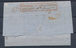 1856 Lettre Au Dos Forwarded By Giro De Francia/New York Type Rare P4366 - Sonstige - Europa