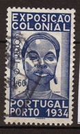 Portugal 1934 N°574 1e60 Bleu. Obl. Scarce. P442 - Altri - Europa