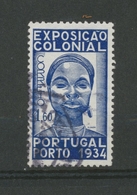 Portugal Expo 1934 N°574 1.60 Bleu Oblitéré TB P446 - Europe (Other)