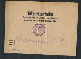 1915 Très Rare Enveloppe Des Postes WERTBRIEFE + BERN-TRANSIT P4488 - Andere-Europa