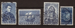 Pays Bas 4 Bonnes Valeurs Oblitérés 1934-39 P455 - Autres - Europe