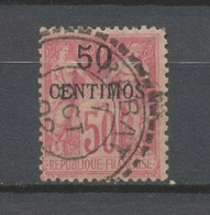 Colonie MAROC N°6A 50c Sur 50c Rose Type I, Rare, Signé CALVES TTB. P5045 - Ungebraucht