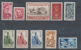 SARRE Lot Du N°268 à 277 NEUFS*, TB COTE 187€ T1485 - Colecciones & Series