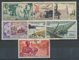 A.E.F. Poste Aérienne N°54 à 60 NEUFS*/Obl, B/TB COTE 43,70€ T2993 - Unused Stamps