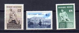 Belgique 1951, Monument à Breendonk, 860/ 862**, Cote 67,50 € - Unused Stamps