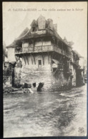 CPA SALIES DE BEARN UNE VIEILLE MAISON SUR LE SALEYS (64 PYRENEES ATLANTIQUES) - Bearn