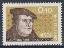 Finland Suomi 1967 Mi 629 YT 599 Sc 449 SG 729 * MH - Martin Luther (1483-1546) 450th Ann. Reformation / Painting - Théologiens