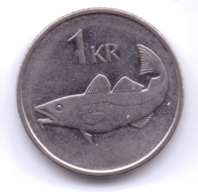 ICELAND 1994: 1 Krona, KM 27a - Islande