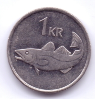 ICELAND 1991: 1 Krona, KM 27a - Islande