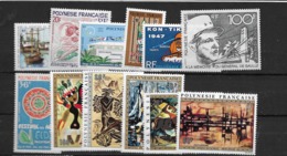 1972 MNH Polynesie Française Year Collection (remark) - Années Complètes