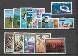 1974 MNH Polynesie Française Year Collection - Annate Complete