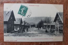 CORCIEUX (88) - LA VIE MILITAIRE DU CAMP - VUE INTERIEURE DES BARAQUEMENTS MILITAIRES - Corcieux