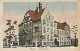 Castrop Victoria Schule Hand Colored - Castrop-Rauxel