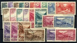 Andorra Francesa Nº 24/45. Año 1932/33 - Used Stamps