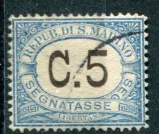San Marino - Segnatasse - 1897-1919 - Sass. 19 (o) - Segnatasse