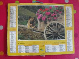 Almanach Des PTT. Cantal. Calendrier Poste 1986. Chien Cheval Jument Poulain - Grossformat : 1981-90