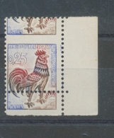 Timbre Coq N°1331 25c N** Superbe Piquage à Cheval. Signée Baudot. Superbe X1143 - Non Classificati